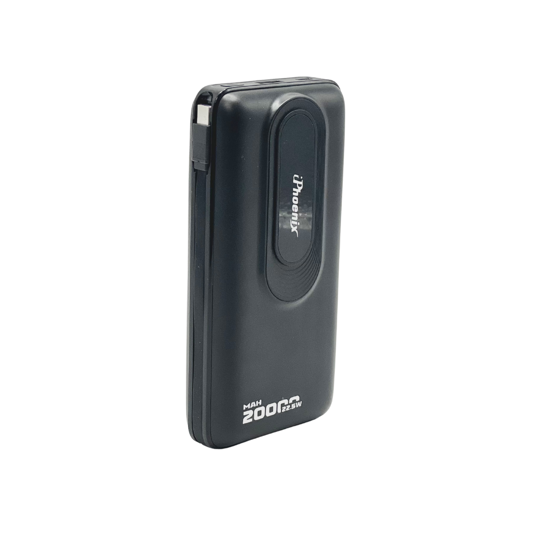 IP-50 Fast Charging Power Bank with 20000mAh