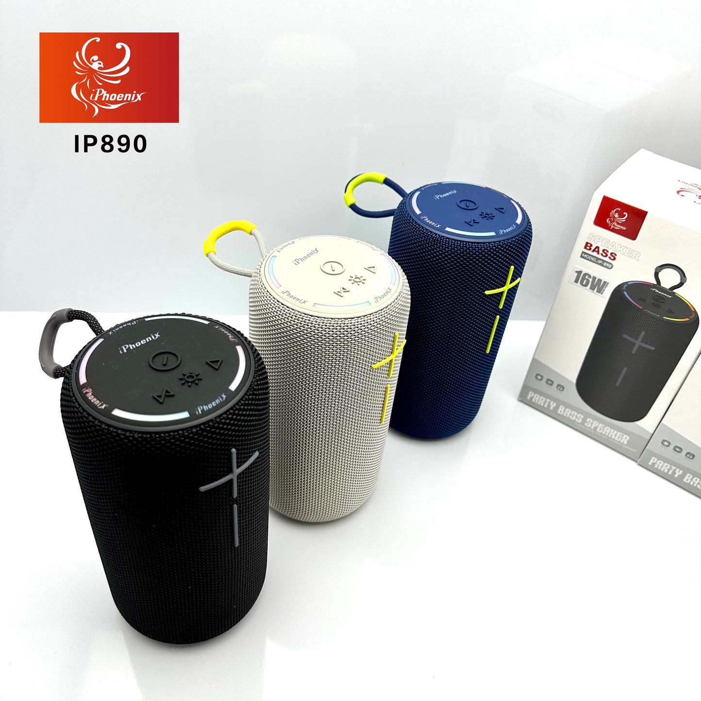 WATER RESISTANT WIRELESS PORTABLE SPEAKER IP-890