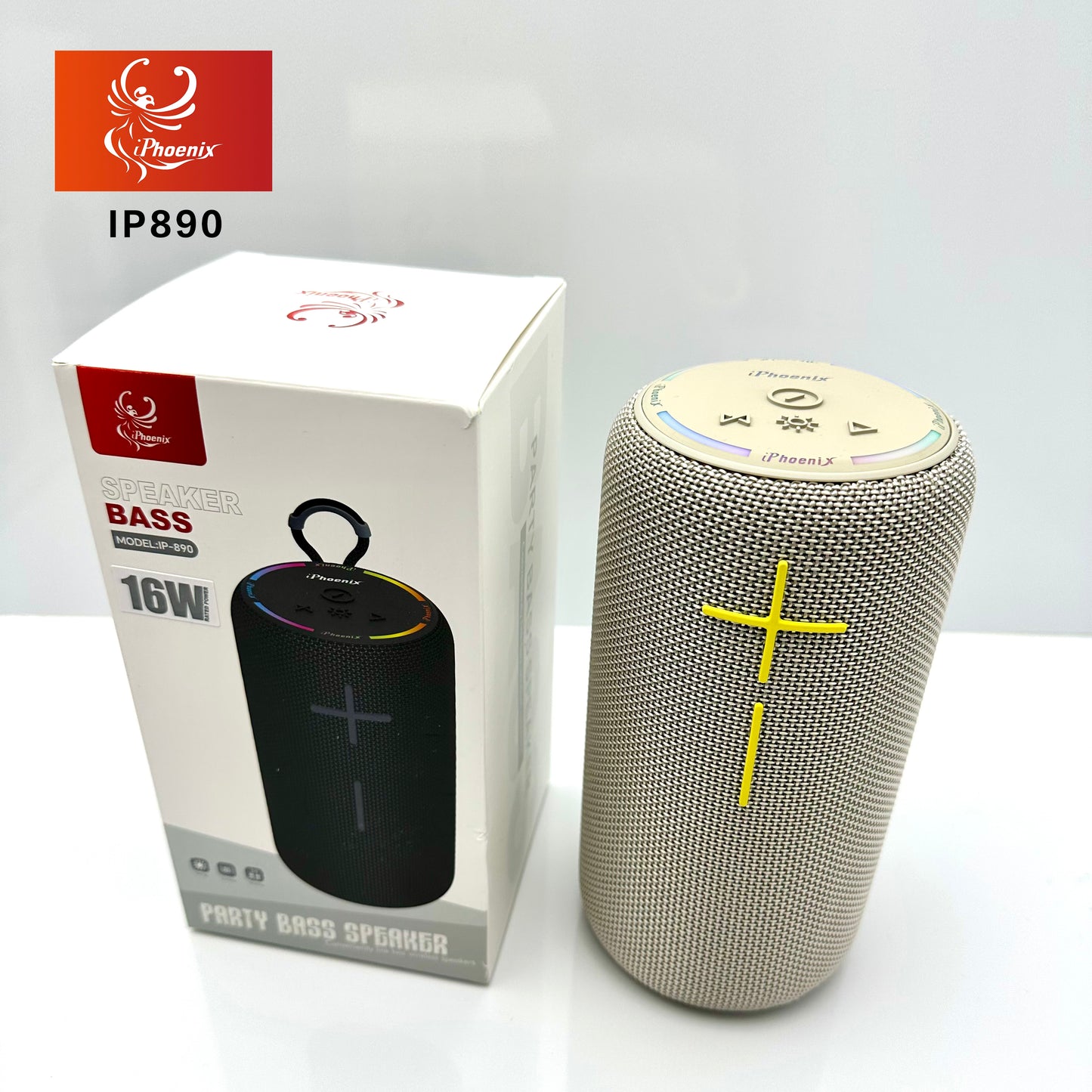 WATER RESISTANT WIRELESS PORTABLE SPEAKER IP-890