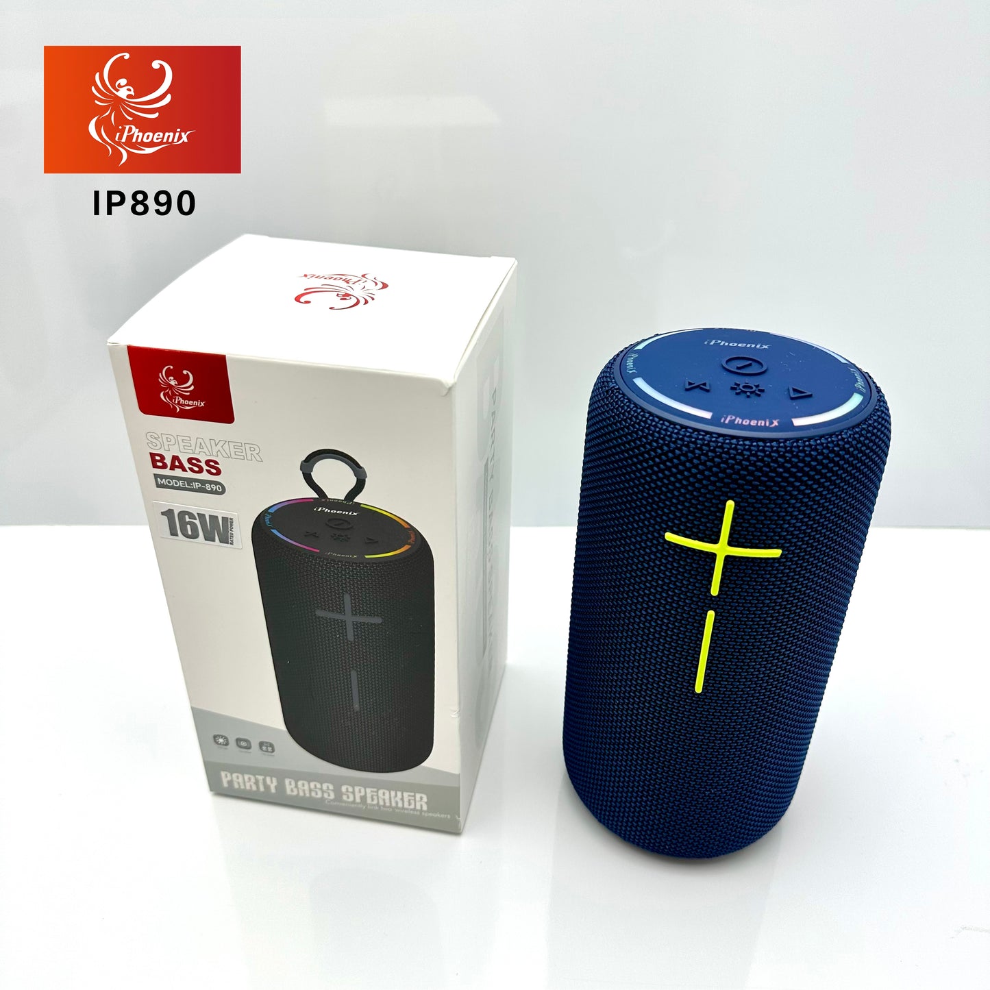 WATER RESISTANT WIRELESS PORTABLE SPEAKER IP-890