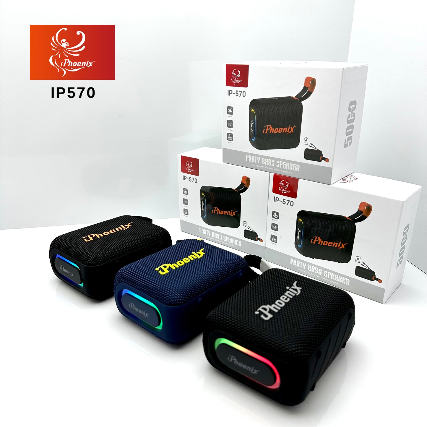 POWER BANK MINI SPEAKER WITH 25HR BATTERY IP-570