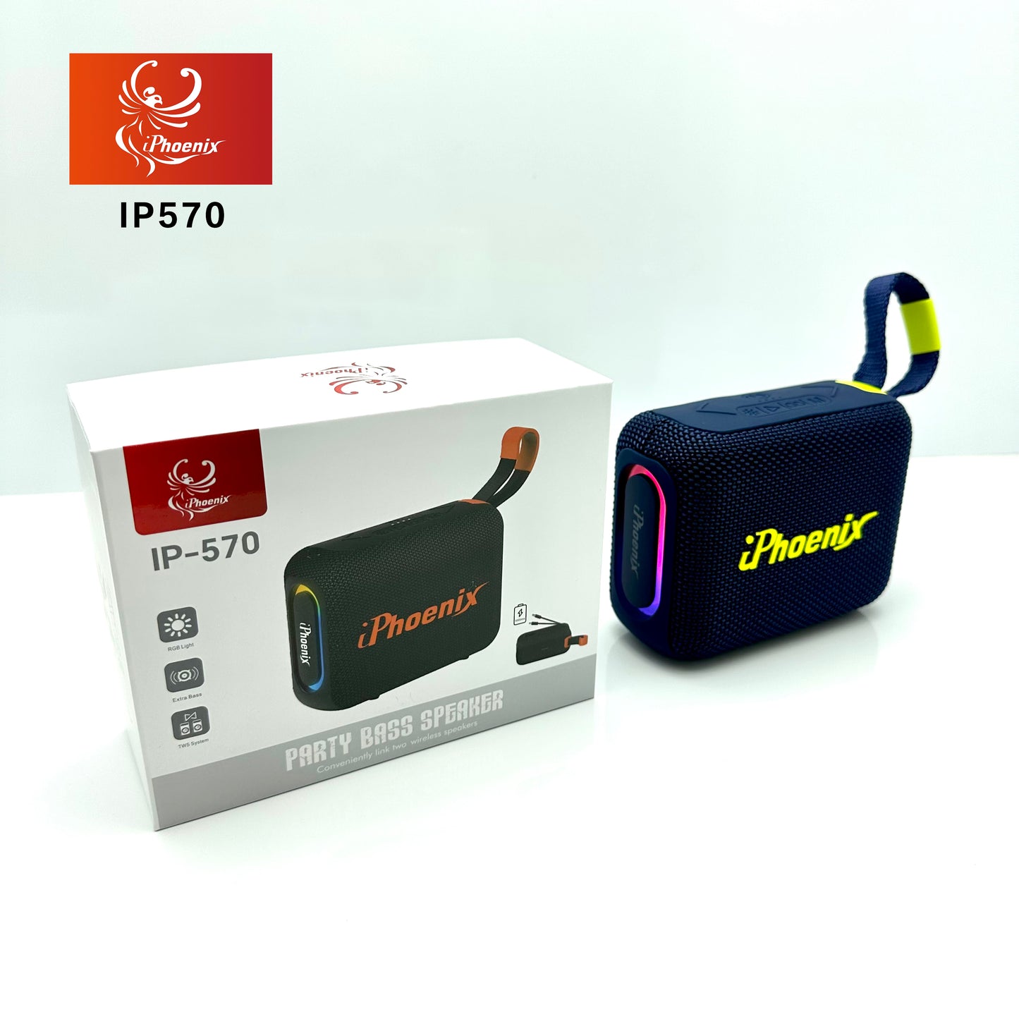 POWER BANK MINI SPEAKER WITH 25HR BATTERY IP-570