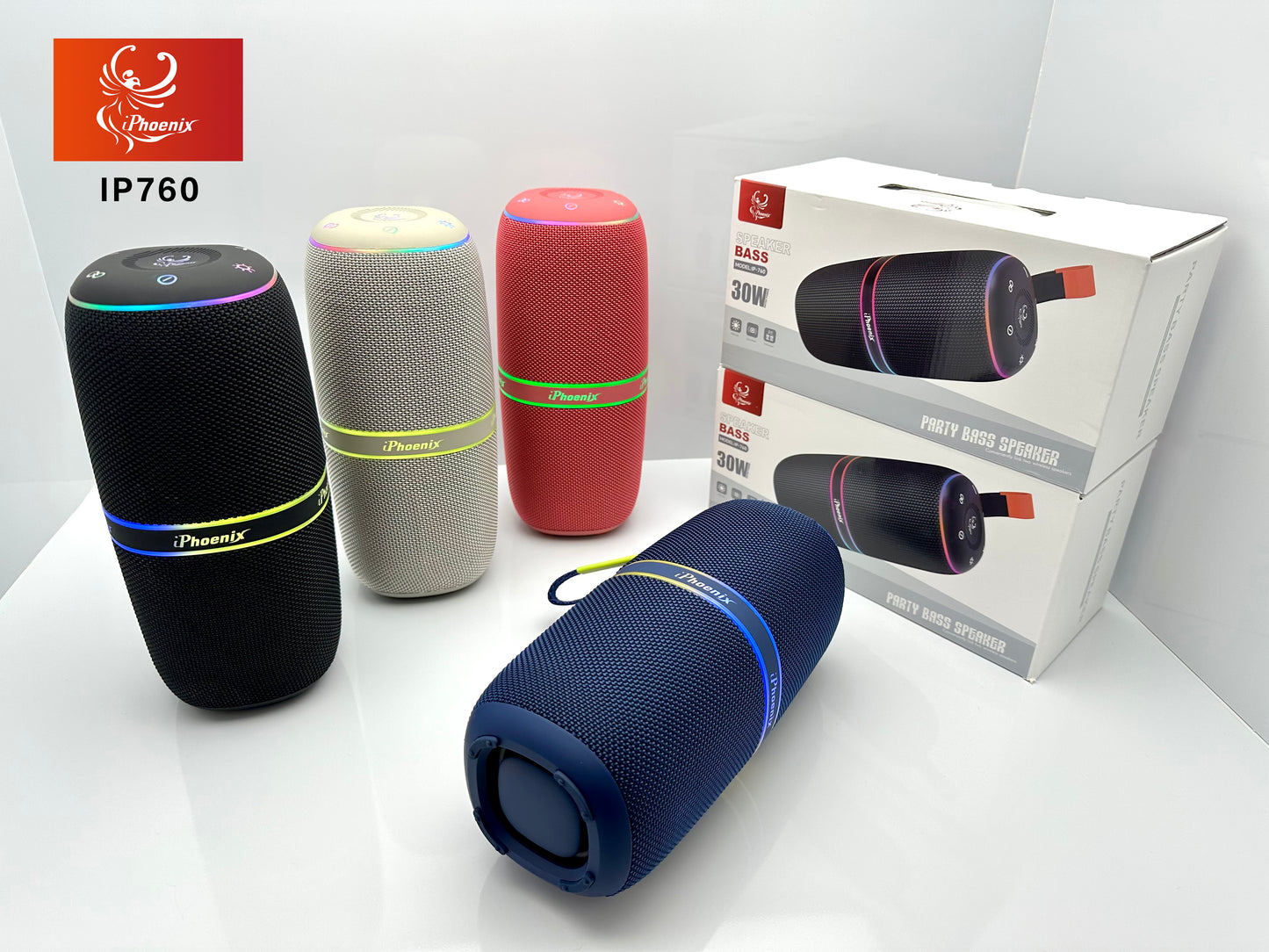 LED PORTABLE SPEAKER WITH LONG LASTING BATTERY IP 760