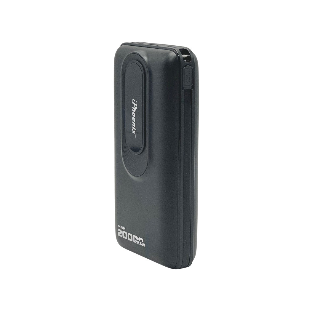 IP-50 Fast Charging Power Bank with 20000mAh