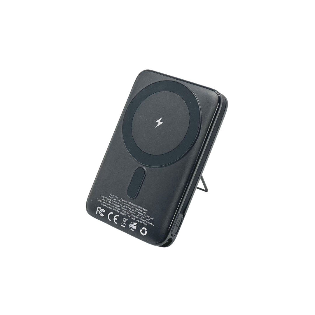 IP-60 Wireless Charging 15W Power Bank with Phone Holder
