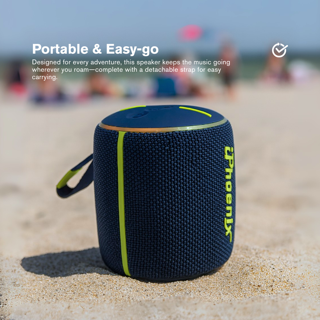 MINI PORTABLE OUTDOOR SPEAKER WITH LED LIGHTS IP-670