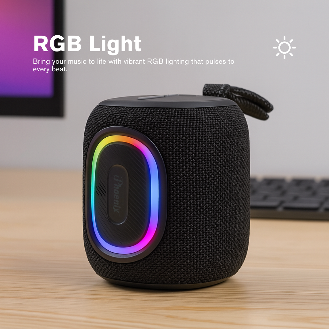 IP 190 Bluetooth Speaker with Radio IPX6 WaterProof and Rechargable