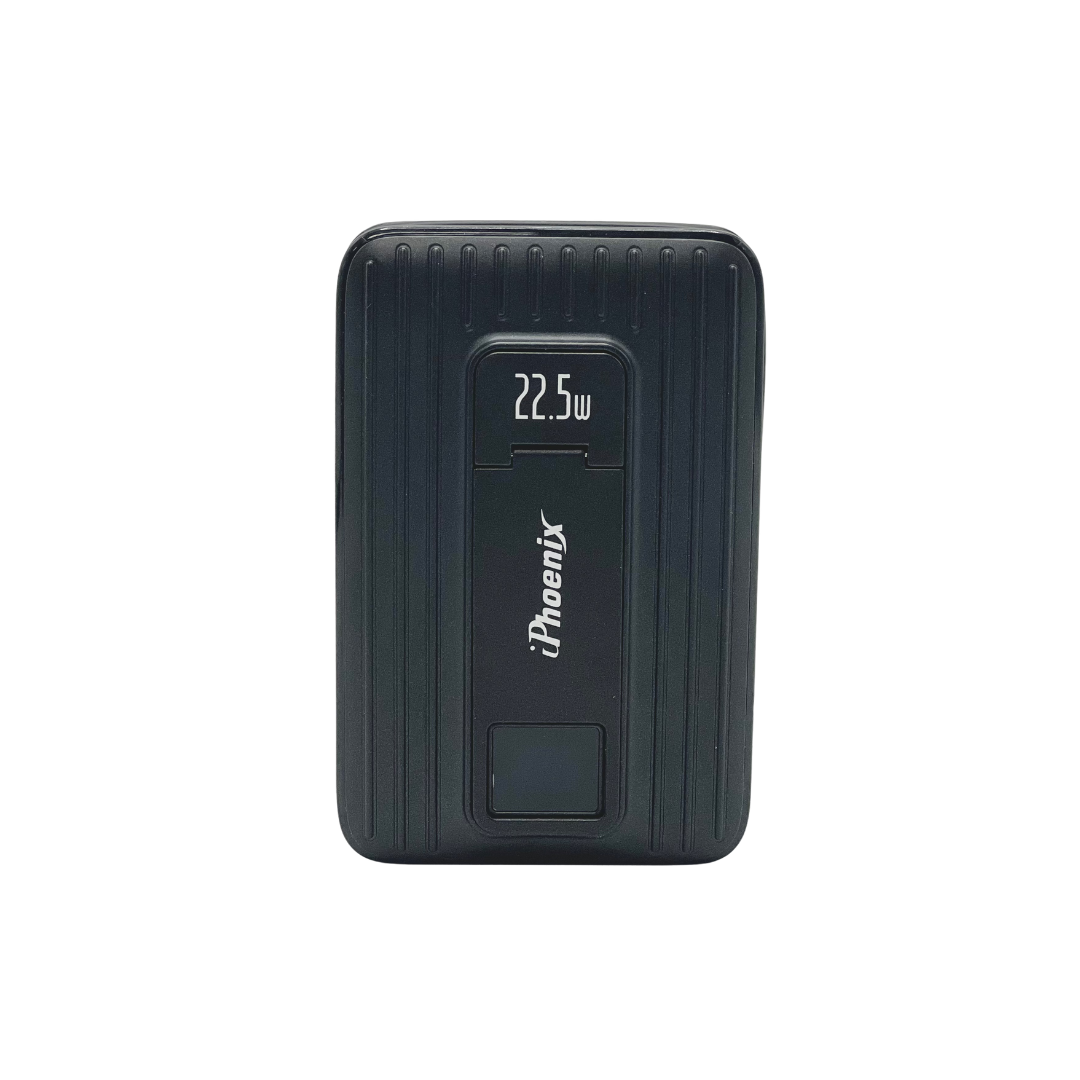 IP-60 Wireless Charging 15W Power Bank with Phone Holder