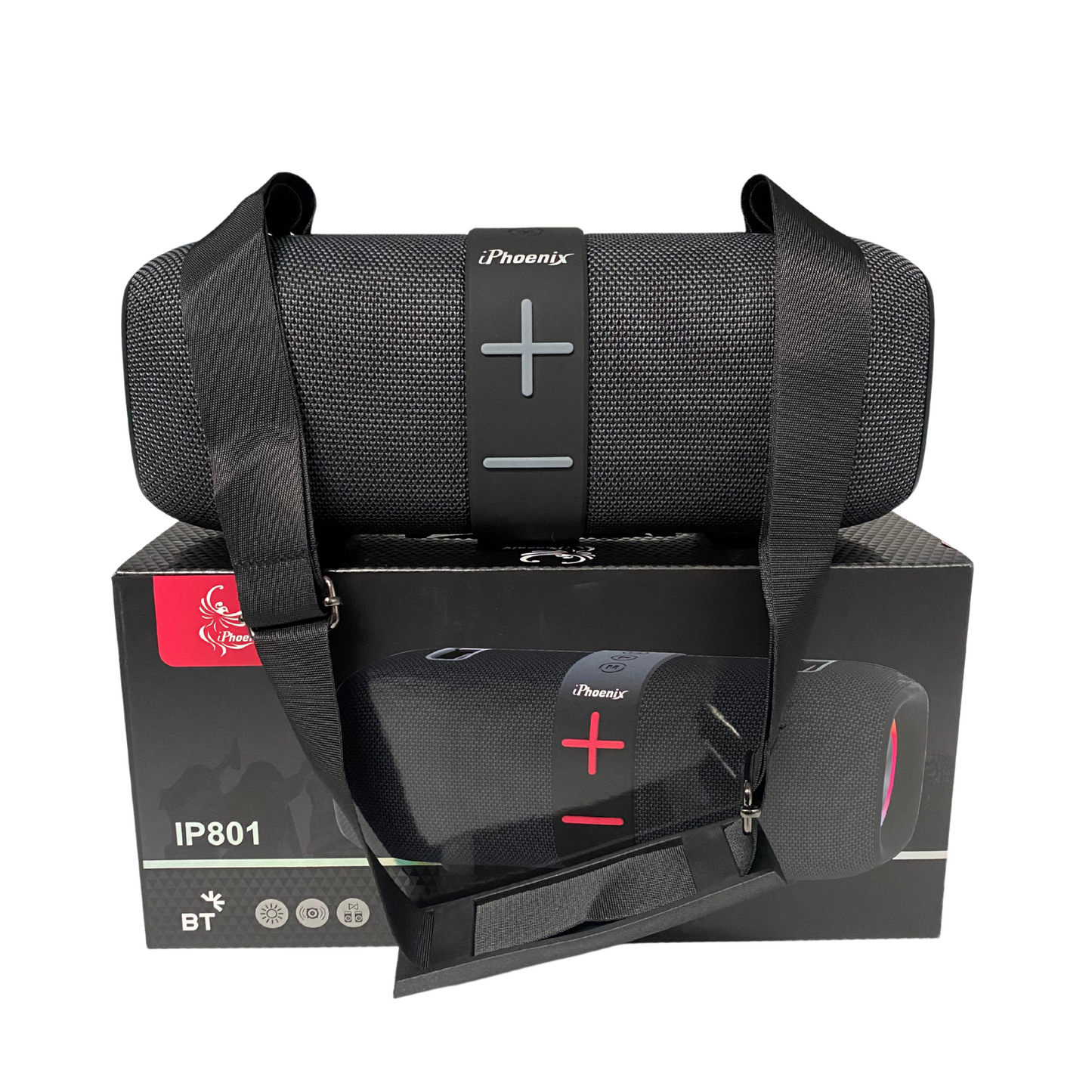 IP-801 OUTDOOR PORTABLE SPEAKER WITH TWS AND LED LIGHTS