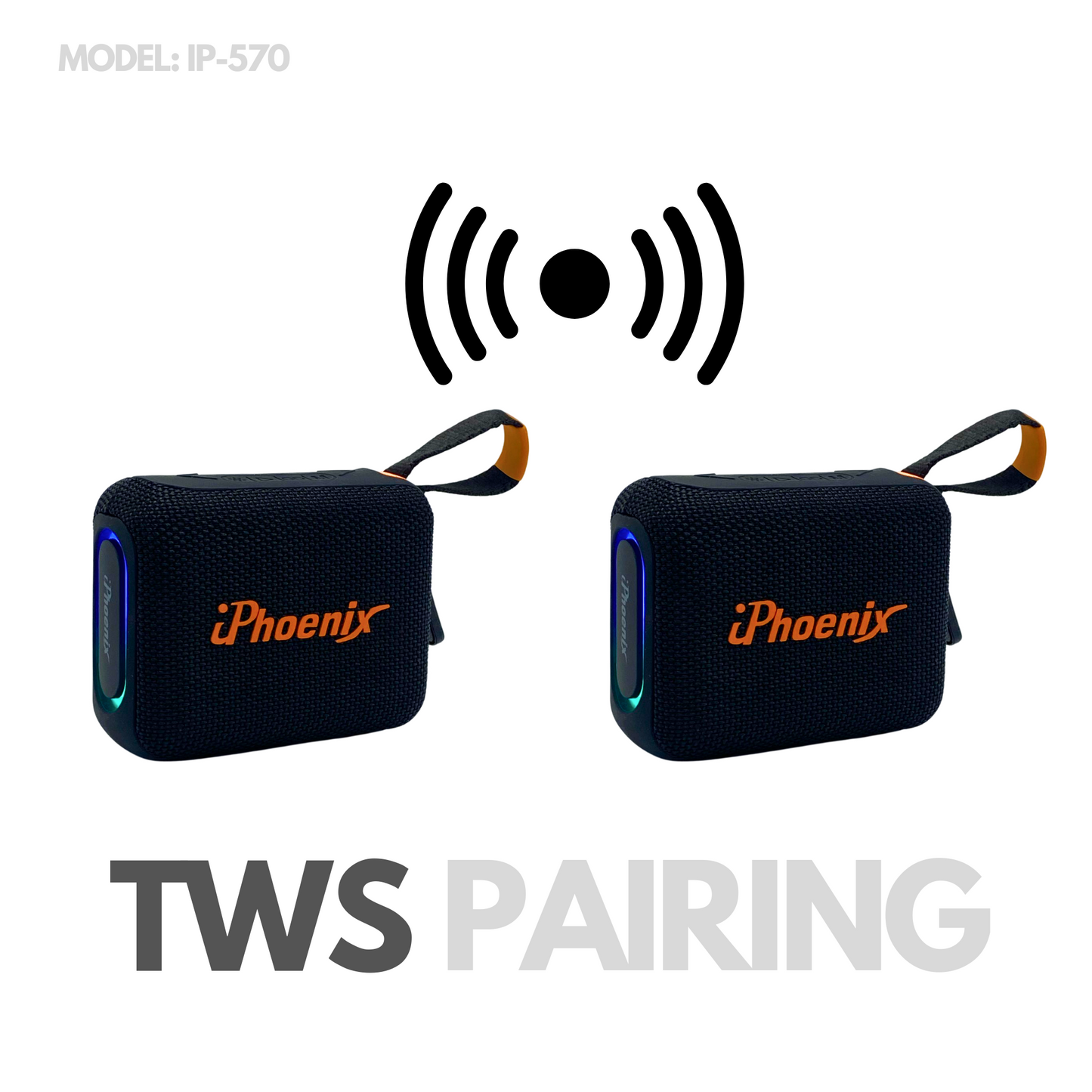 POWER BANK MINI SPEAKER WITH 25HR BATTERY IP-570