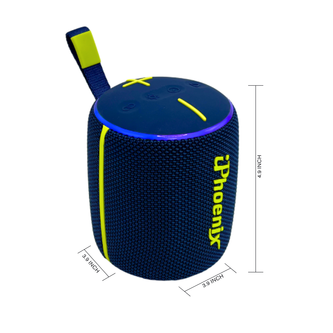 MINI PORTABLE OUTDOOR SPEAKER WITH LED LIGHTS IP-670