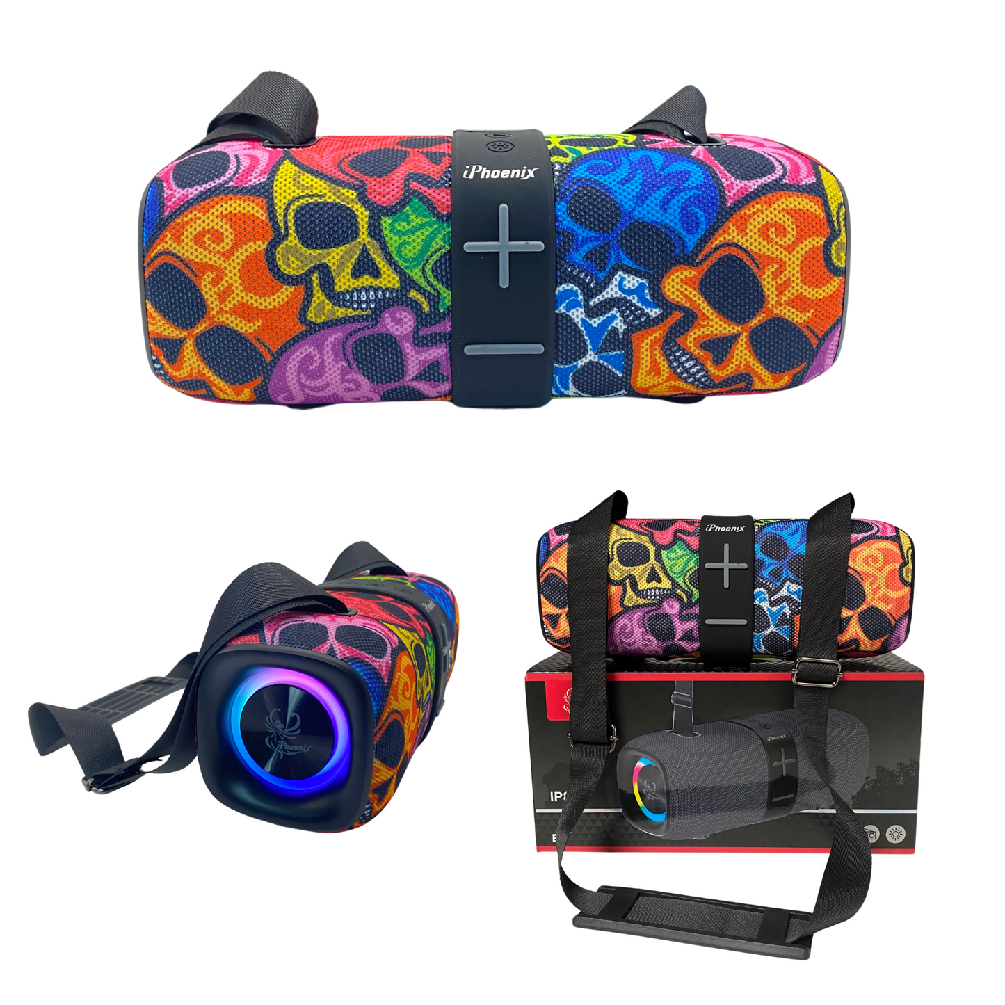 IP-880 Portable XBASS outdoor speaker with LED lights