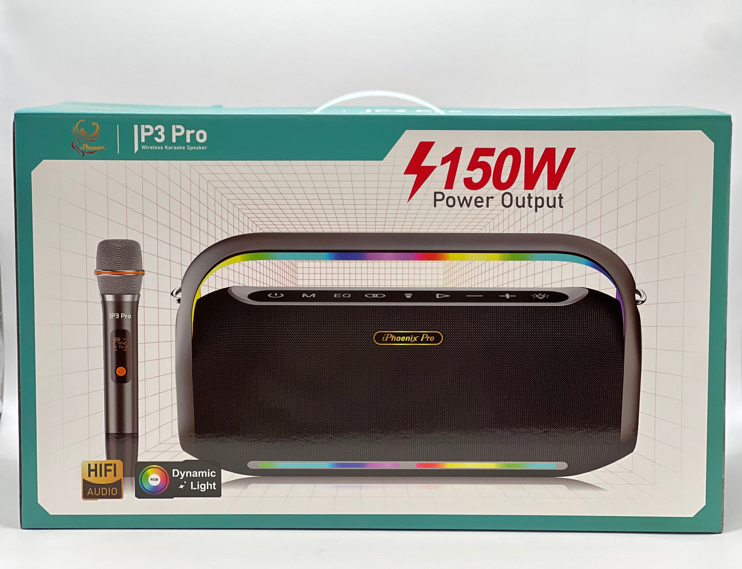 IP3 Pro 150W Wireless Karaoke Speaker with Microphone