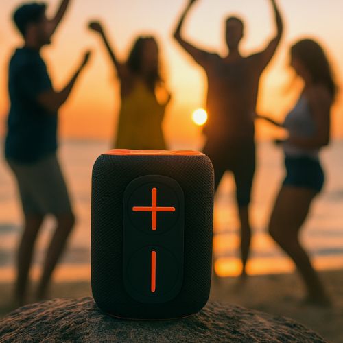 Portable Bluetooth Speaker with RGB Lights – 10W Wireless Speaker Model IP-160