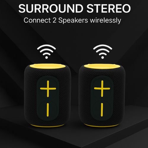 Portable Bluetooth Speaker with RGB Lights – 10W Wireless Speaker Model IP-160