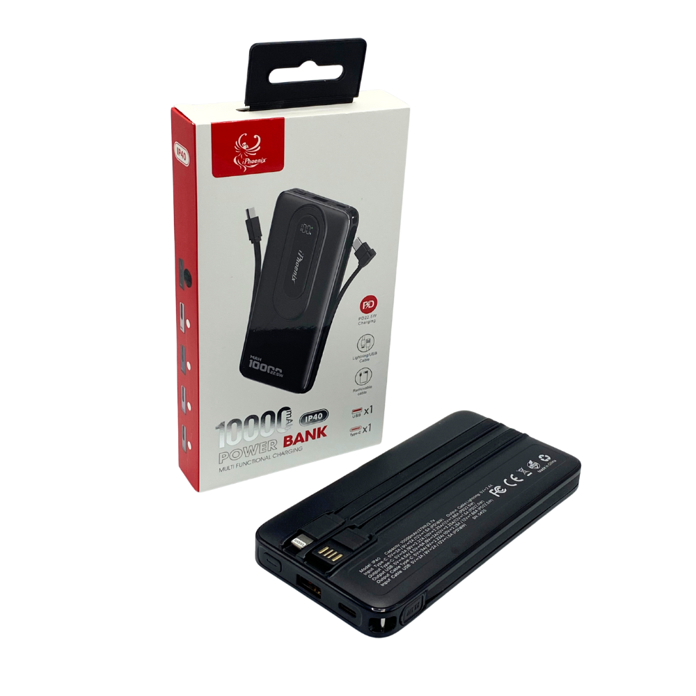 IP-40 Power Bank with 10000mah