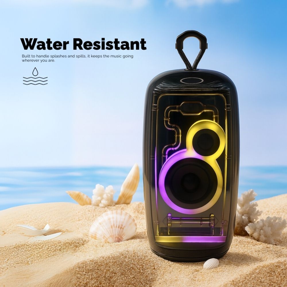 IP 360 Bluetooth Light Up Speaker with Radio