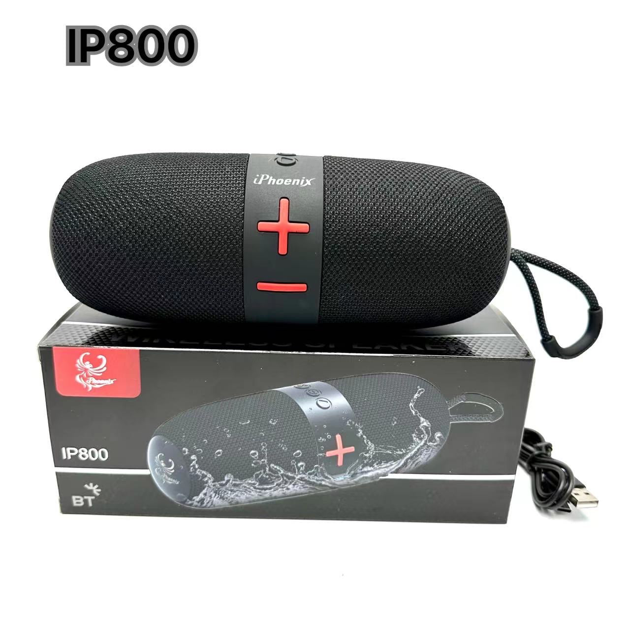 IP800 Super Bass Bluetooh Speaker with Radio USB SD card Slot Rechargable