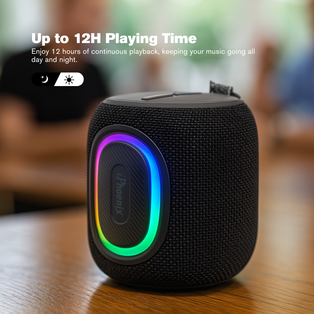 IP 190 Bluetooth Speaker with Radio IPX6 WaterProof and Rechargable