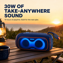 iPHOENIX IP-610 30W SPEAKER WITH RGB, TWS, FM & IPX6