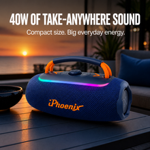 iPHOENIX IP-830 40W PORTABLE SPEAKER WITH RGB, TWS & IPX6
