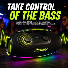 IPHOENIX IP-8910 200W BOOMBOX WITH XBASS, KARAOKE & amp; IPX6