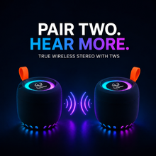 combo Iphoenix IP-470 Mini Bluetooth Speaker with RGB Lights, TWS & IPX6