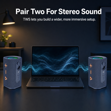 COMBO iPhoenix Pro IX-119 Portable Bluetooth  IPX6 Speaker with DSP & RGB Light