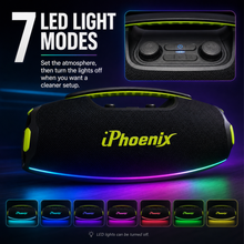 IPHOENIX IP-8910 200W BOOMBOX WITH XBASS, KARAOKE & amp; IPX6