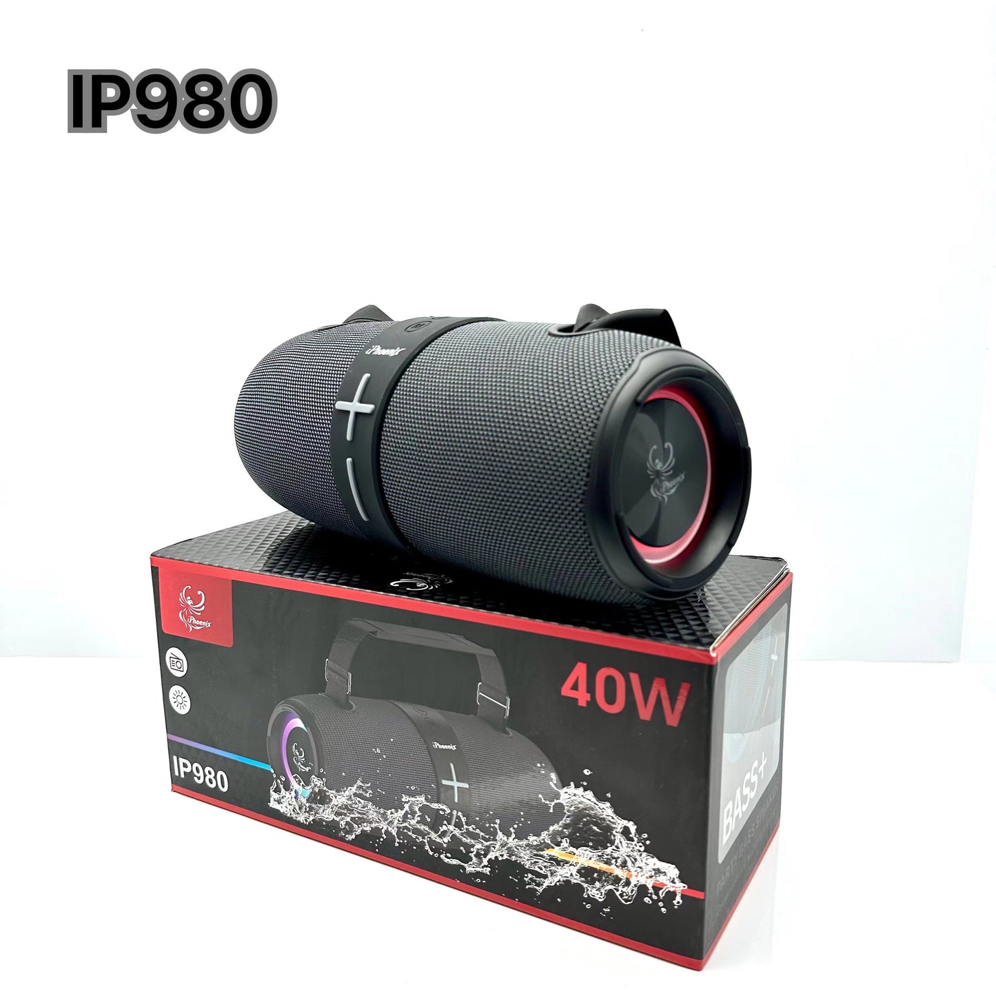 IP 980 Bluetooth Speaker with Radio and Heavy Bass with Long Lasting Battery