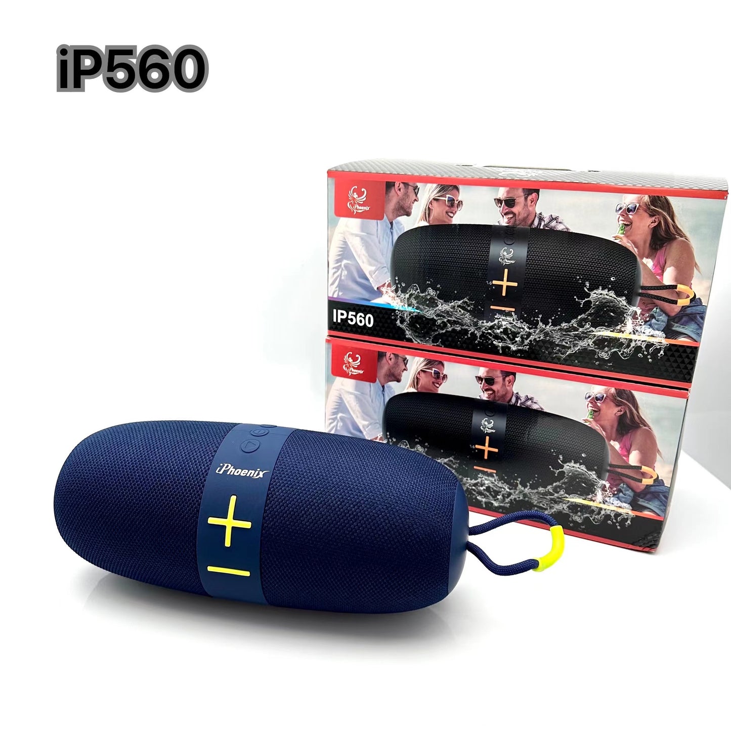 IP 560 Bluetooth Speaker with Radio Heavy Bass and IPX6 WaterProof