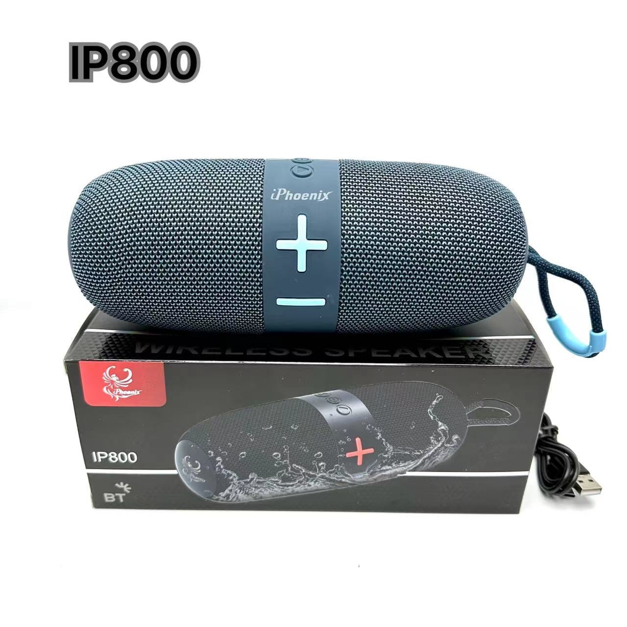 IP800 Super Bass Bluetooh Speaker with Radio USB SD card Slot Rechargable