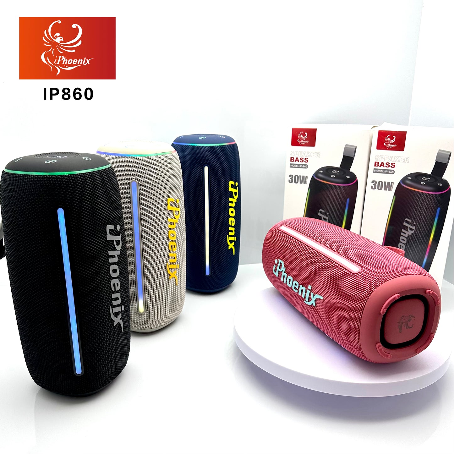 POWERFUL PORTABLE SPEAKER IP-860 TWS COMPATIBLE