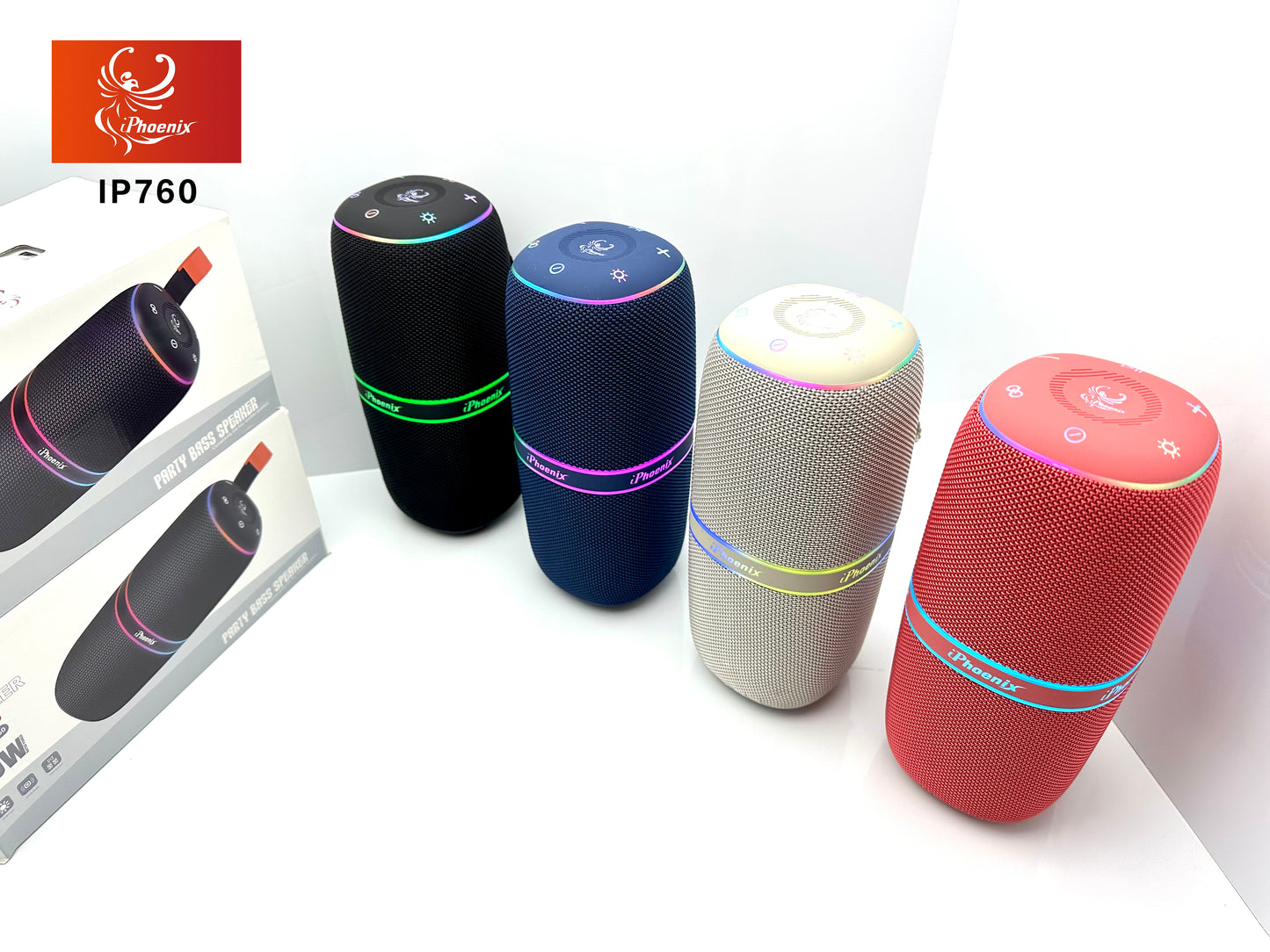 LED PORTABLE SPEAKER WITH LONG LASTING BATTERY IP 760