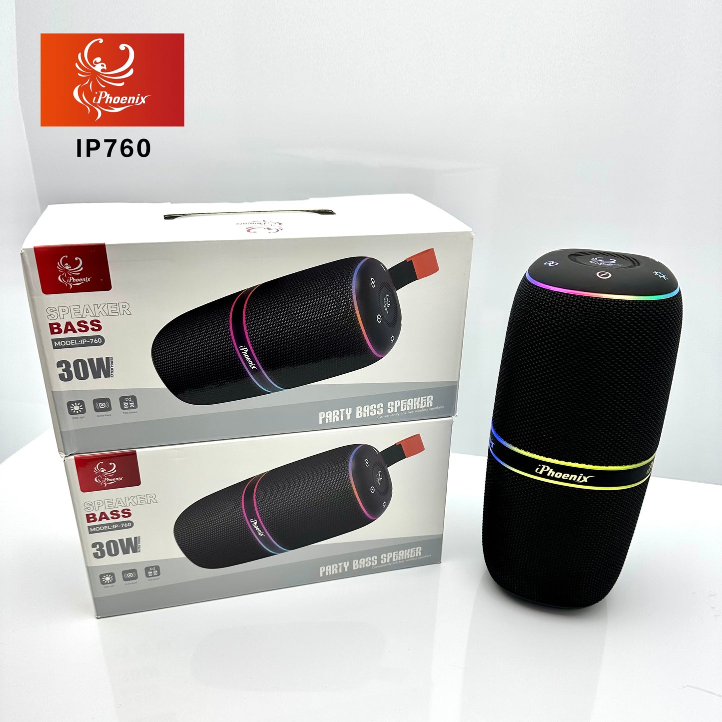 LED PORTABLE SPEAKER WITH LONG LASTING BATTERY IP 760