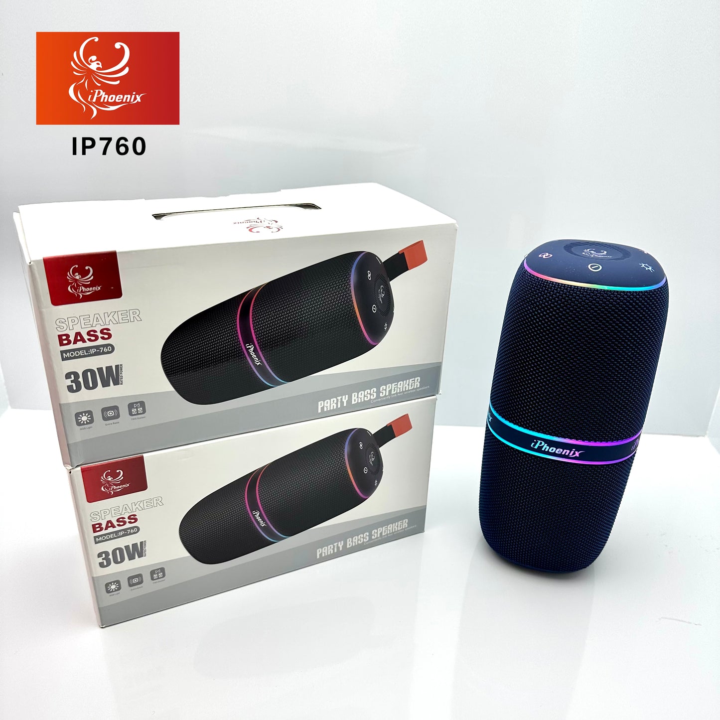 LED PORTABLE SPEAKER WITH LONG LASTING BATTERY IP 760