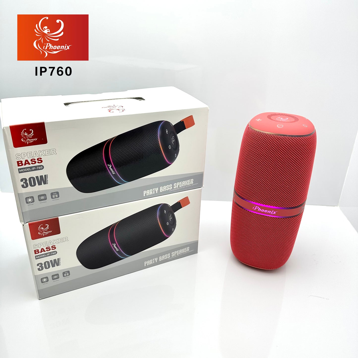 LED PORTABLE SPEAKER WITH LONG LASTING BATTERY IP 760