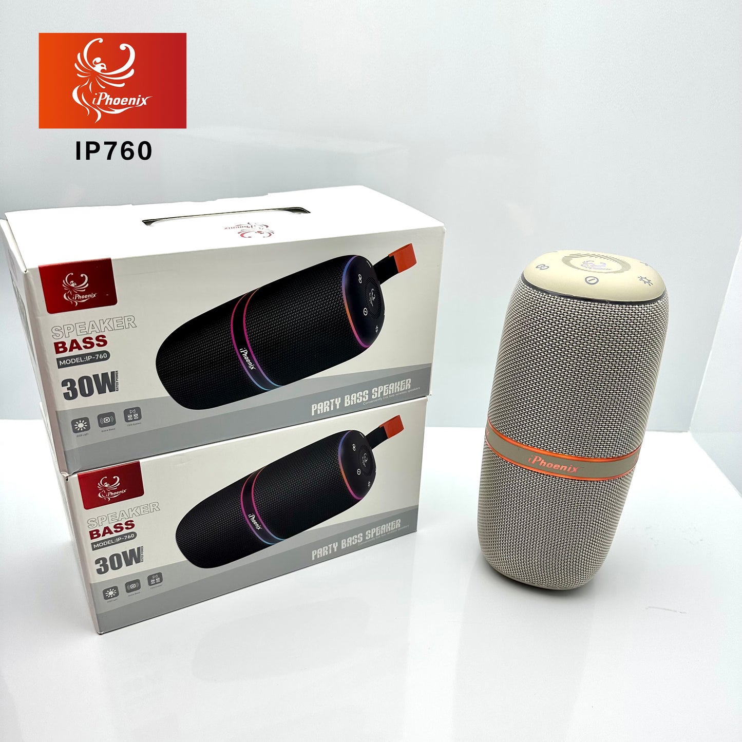 LED PORTABLE SPEAKER WITH LONG LASTING BATTERY IP 760