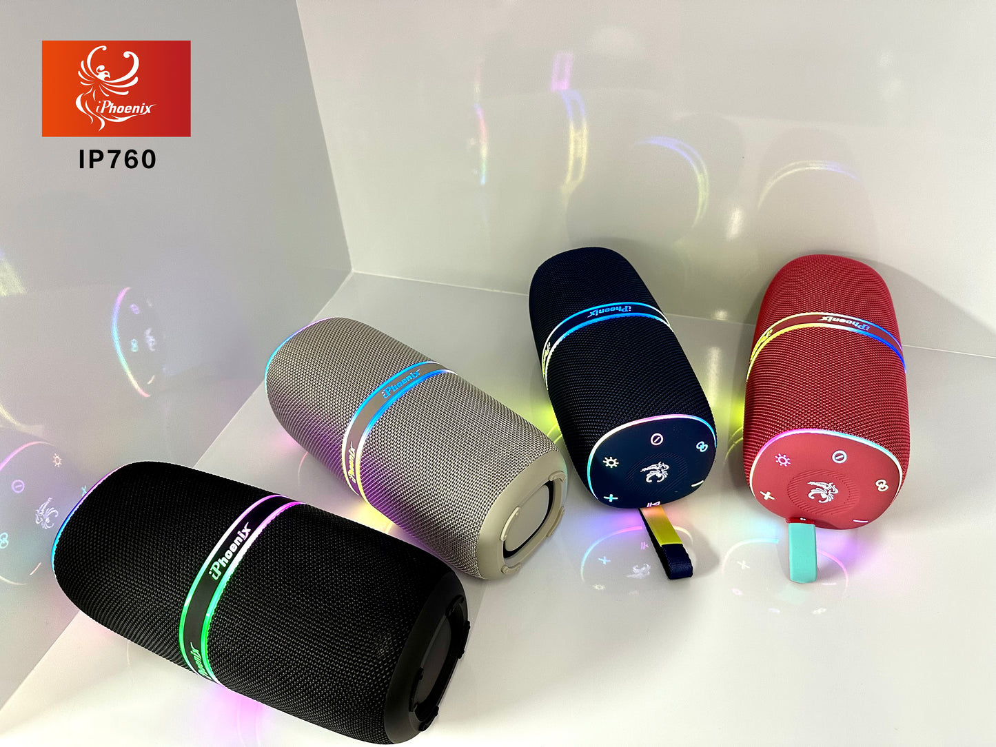 LED PORTABLE SPEAKER WITH LONG LASTING BATTERY IP 760