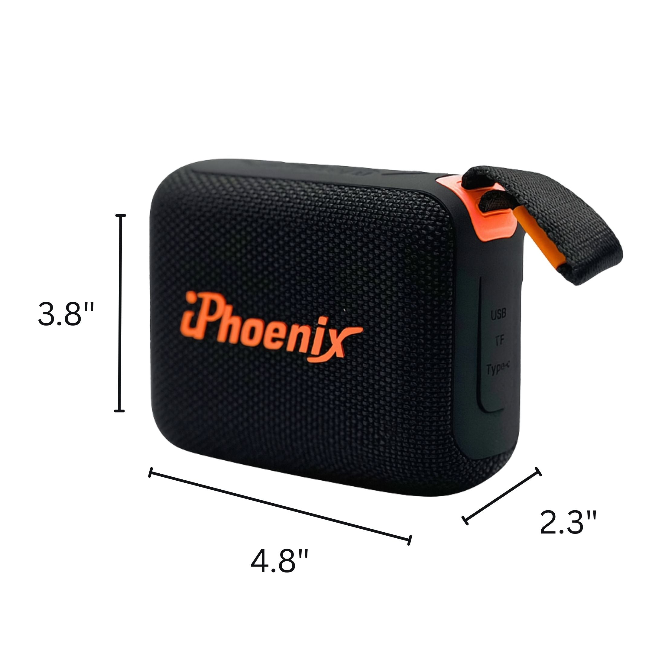 IP-570 2 IN 1 POWER BANK & MINI SPEAKER WITH 25HR BATTERY - Black