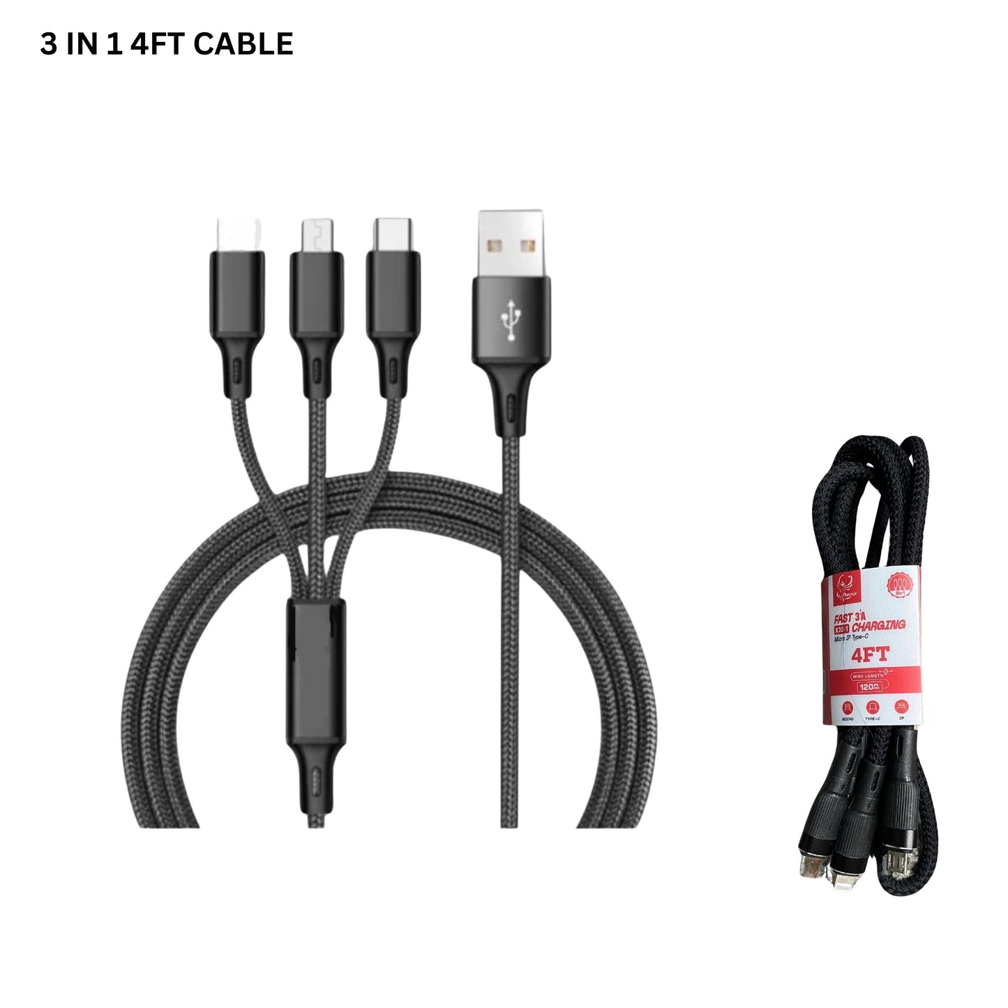 3 in 1 Charging cable