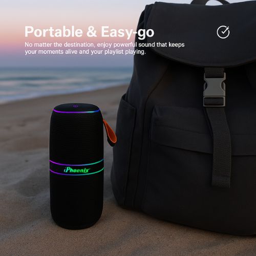 LED PORTABLE SPEAKER WITH LONG LASTING BATTERY IP 760