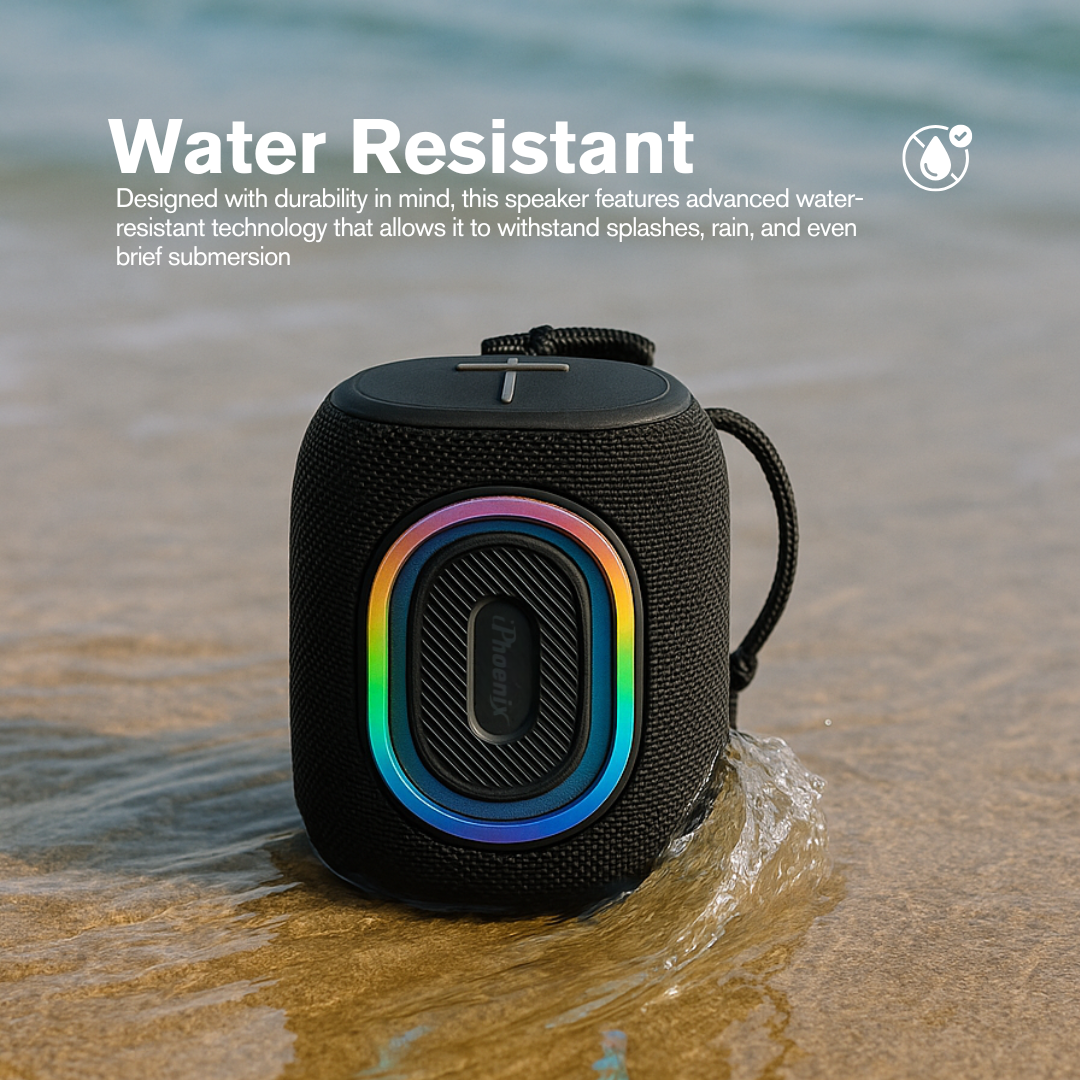 IP 190 Bluetooth Speaker with Radio IPX6 WaterProof and Rechargable