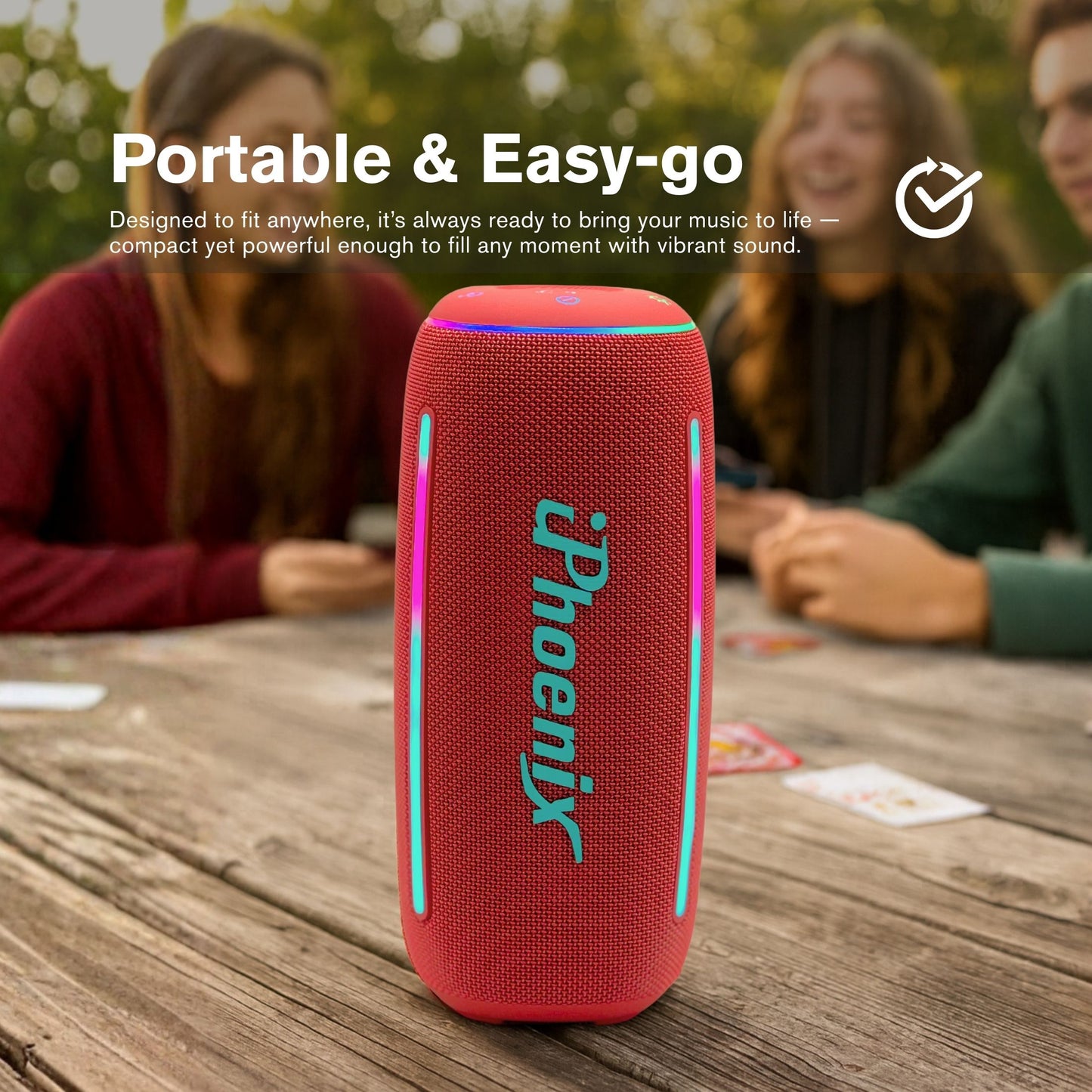 POWERFUL PORTABLE SPEAKER IP-860 TWS COMPATIBLE
