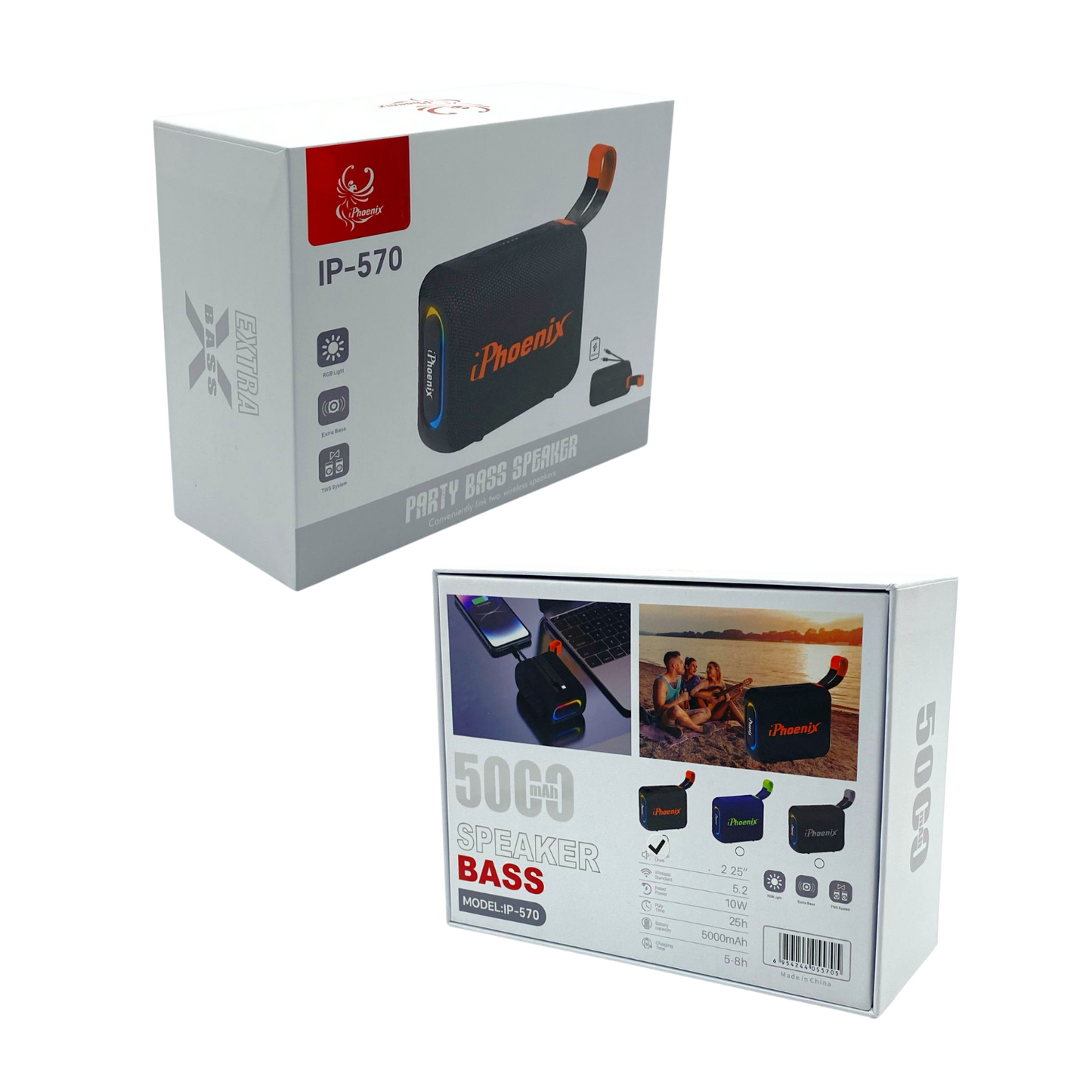 POWER BANK MINI SPEAKER WITH 25HR BATTERY IP-570