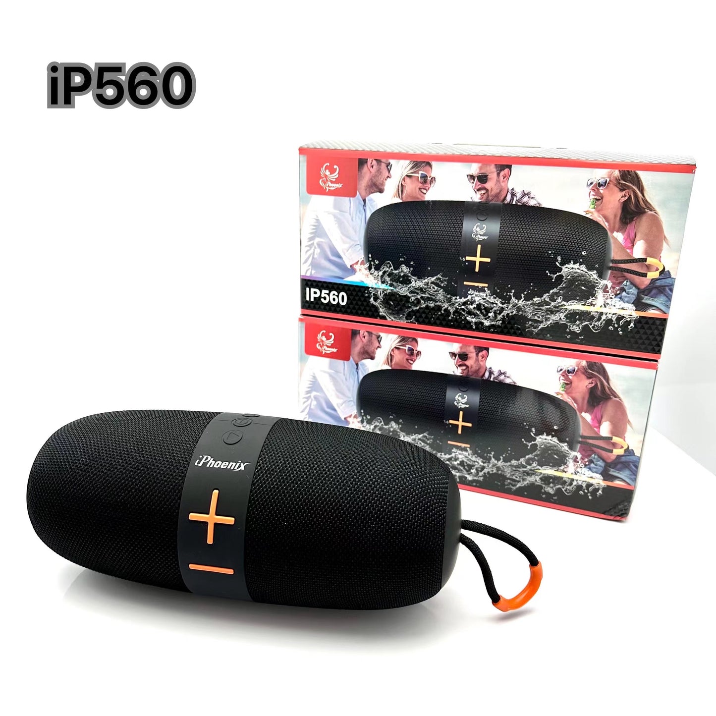 IP 560 Bluetooth Speaker with Radio Heavy Bass and IPX6 WaterProof