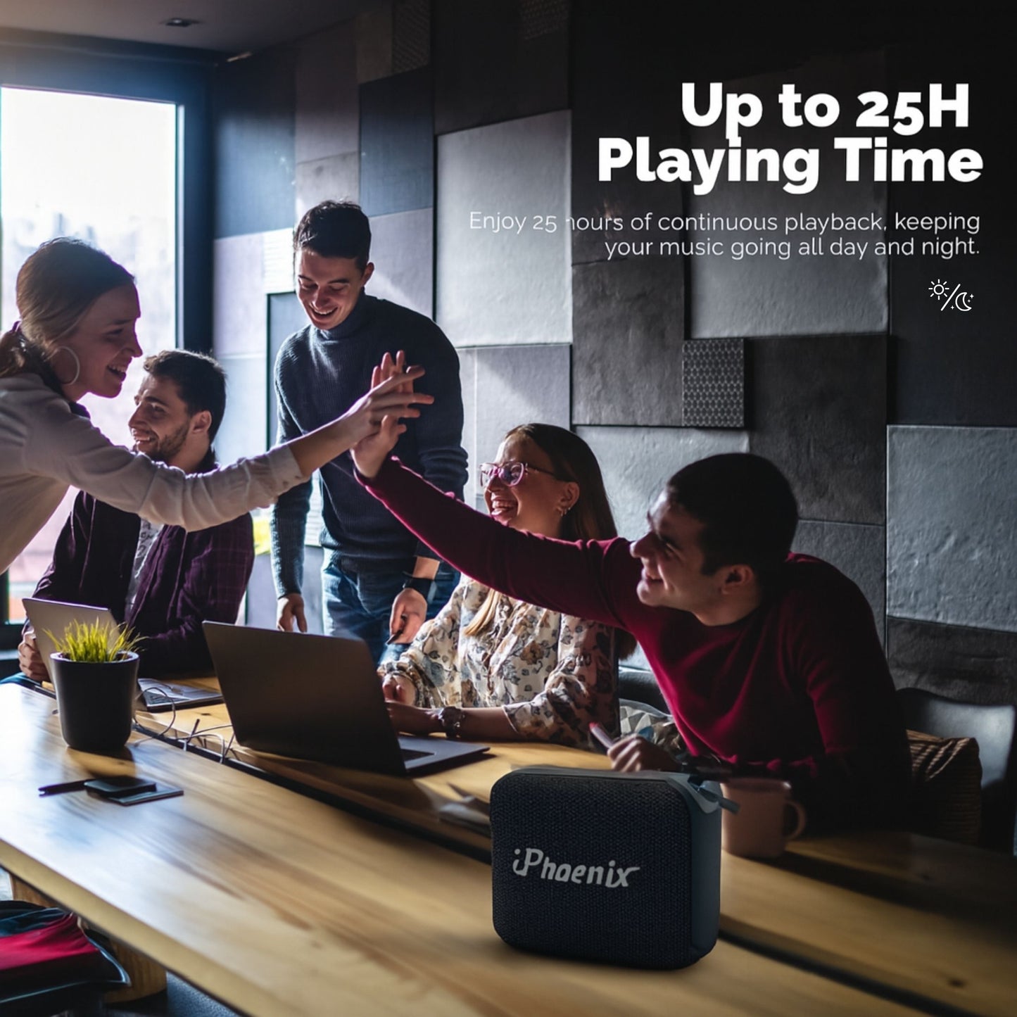 POWER BANK MINI SPEAKER WITH 25HR BATTERY IP-570