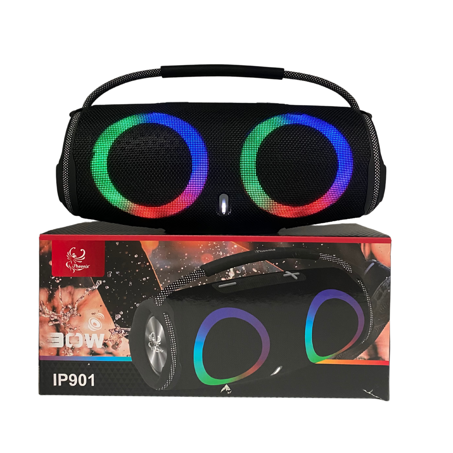 Portable Fun Beach Speaker, Water Resistant/ 8hr Playtime IP-901