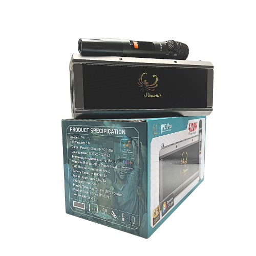 IP-10 Pro Wireless Karaoke Speaker with 120W Power Output