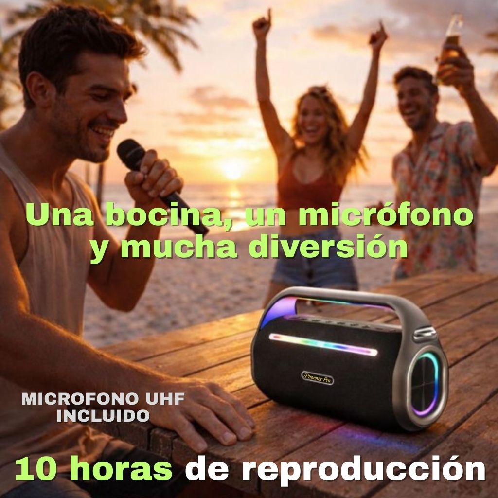 IP1 Pro Wireless Karaoke Speaker with 80W Power Output